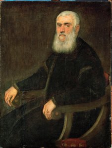 Man with White Beard in an Armchair