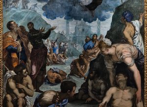St. Augustine Heals the Lame (detail) by Jacopo Robusti Tintoretto