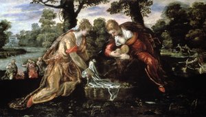 The Finding of Moses, 16th Century by Jacopo Robusti Tintoretto