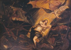 The Martyrdom of St Catherine, by Jacopo Robusti, Known as the Tintoretto, Patriarchal Palace, Venice, Italy