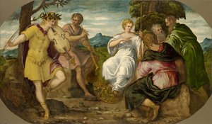 The Musical Contest between Apollo and Marsyas by Jacopo Robusti Tintoretto