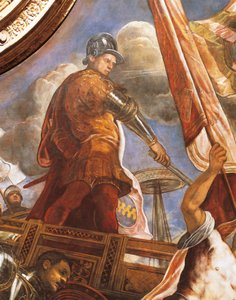 The Venetians Fight Aragoneses in Gallipoli (detail) by Jacopo Robusti Tintoretto