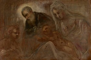The Holy Family with the Young Saint John the Baptist by Jacopo Tintoretto