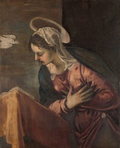 Virgin from the Annunciation to the Virgin by Jacopo Tintoretto