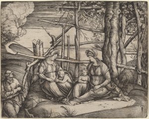 Holy Family with Saint Elizabeth and the Infant Saint John the Baptist