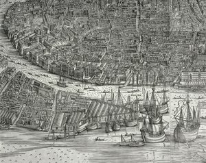 Map of Venice by Jacopo de