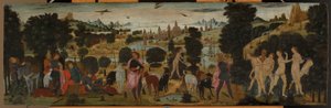 Diana and Actaeon by Jacopo del Sellaio