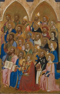 Adoring Saints from the San Pier Maggiore Altarpiece by Jacopo di Cione