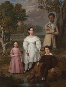 Bélizaire and the Frey Children, c.1837 by Jacques (attr. to) Amans