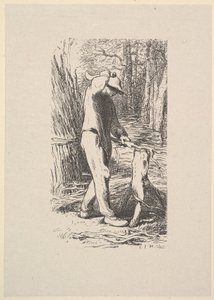 Woodcutter Making a Faggot, 1853