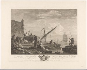 Figures on a Riverbank in the Levant (original title: 1ere vue du Levant)