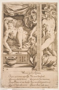 Mercury Visits Herse by Jacques Androuet Ducerceau d.Æ.