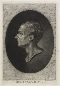 Montesquieu, engraved by Jean-Baptiste de Grateloup, 1768 by Jacques Antoine Dassier