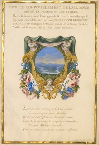 Escutcheon with a Landscape by Jacques Bailly