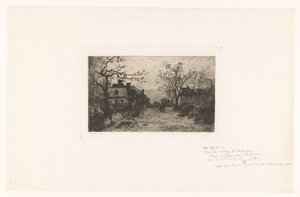 Village Street with Figures