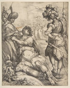 Military Figures outside a City by Jacques Bellange