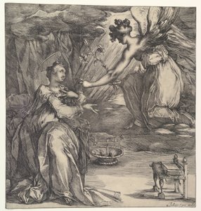 The Annunciation by Jacques Bellange