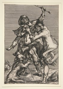 The Beggar and the Street Musician by Jacques Bellange