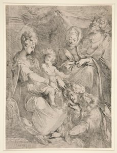 Virgin and Child with Saints by Jacques Bellange