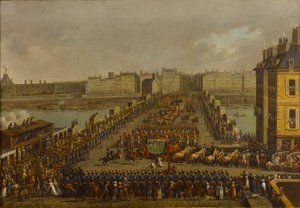The imperial procession on the way to the coronation ceremony on Dec 2nd, 1804, 1805 by Jacques Bertaux