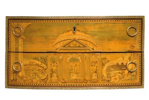 Detail of a Louis XVI commode by Jacques Birckle