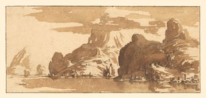 A View of Mountains Across a Lake