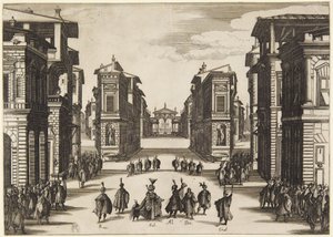 Act 4, from the series Soliman by Jacques Callot