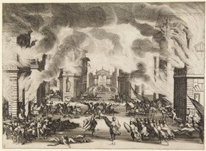 Act 5, from the series Soliman by Jacques Callot