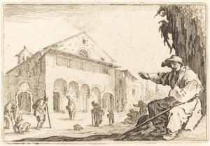 Almshouse by Jacques Callot