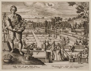 April, from the series “The Months” by Jacques Callot