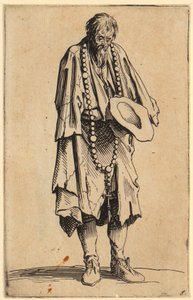 Beggar with Rosary, Plate 11 from the Series 