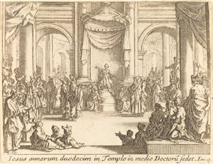 Christ Disputing with the Doctors by Jacques Callot