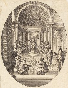 Christ among the Doctors by Jacques Callot