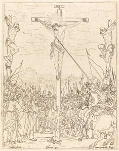 Christ on the Cross by Jacques Callot
