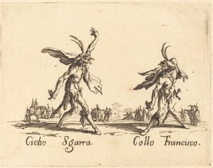 Cicho Sgarra and Collo Francisco by Jacques Callot