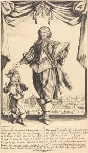 Claude Deruet and His Son, Jean by Jacques Callot