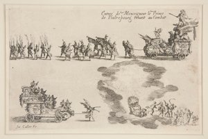 Combat at the Barrier, Entry of the Prince of Plaltzbourg by Jacques Callot