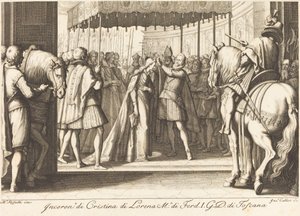 Crowning of the Grand Duchess by Jacques Callot