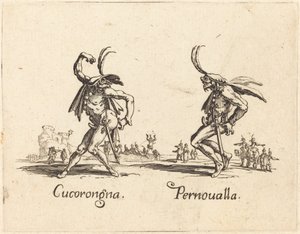 Cucorongna and Pernoualla by Jacques Callot