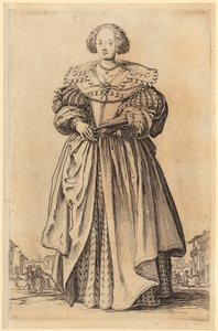 Lady with Fan, Plate 9 from the Series 