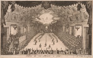 Duke Charles IV Arriving on Foot, from Combat at the Barrier by Jacques Callot