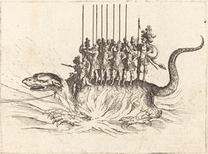 Entry of Monseigneur Henry de Lorraine, Marquis de Moy, under the Name of Pirandre by Jacques Callot