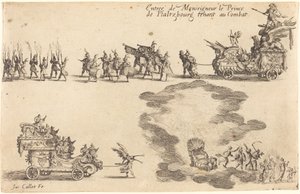 Entry of the Prince of Pfaltzbourg by Jacques Callot