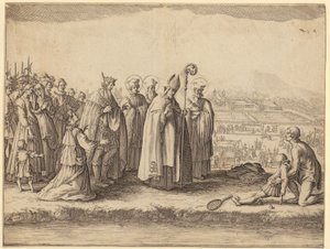 Fan by Jacques Callot