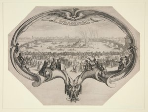 Festival of the Dyers and Weavers of Florence, July 25, 1619 on the Arno