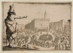 Festival on the Piazza Signoria at Florence, from 