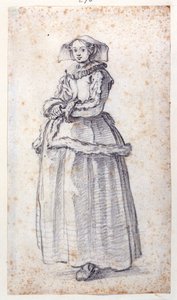 Figure with Fur-Trimmed Dress by Jacques Callot