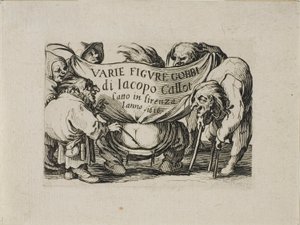 Frontispiece, from Varie Figure Gobbi by Jacques Callot