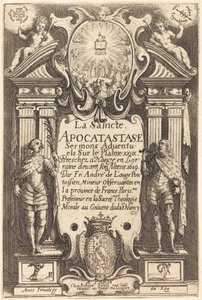 Frontispiece of the Holy Apocatastase by Jacques Callot