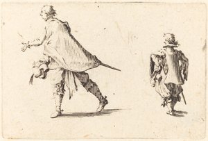Gentleman and His Page by Jacques Callot
